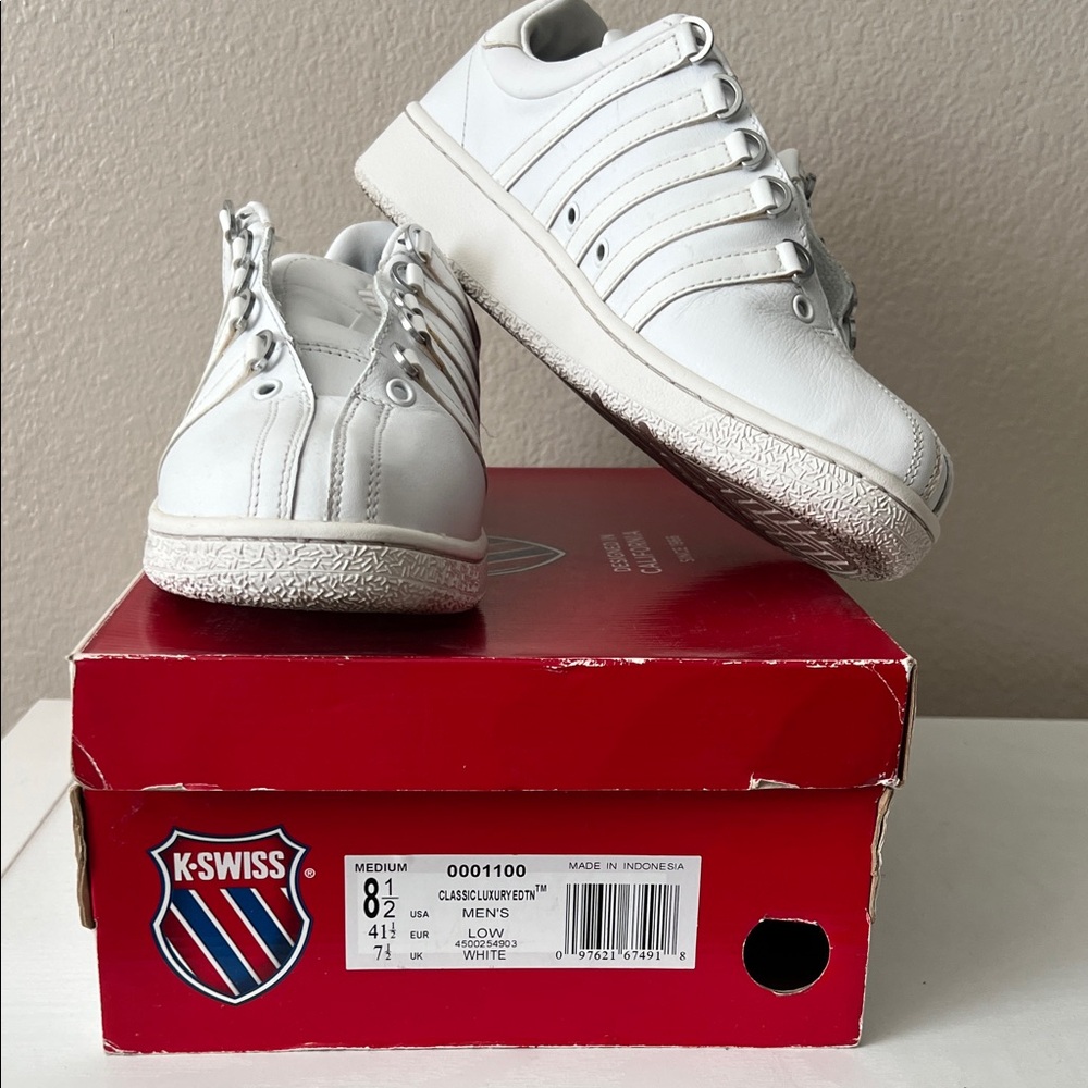 K-Swiss Classic White Sneakers